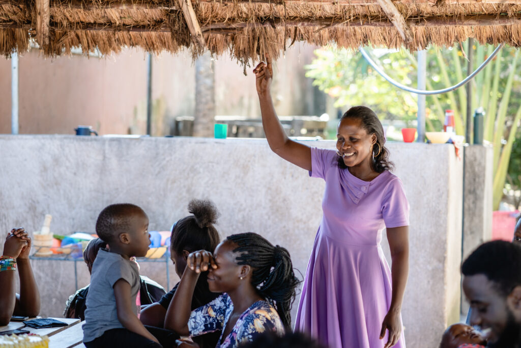 community outreach in Uganda